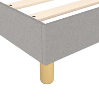 Thumbnail for Boxspringbett mit Matratze Hellgrau 200x200 cm Stoff