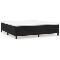 Thumbnail for Boxspringbett mit Matratze Schwarz 160x200 cm Samt