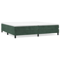 Thumbnail for Boxspringbett mit Matratze Dunkelgrün 200x200 cm Samt