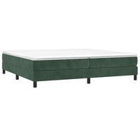 Thumbnail for Boxspringbett mit Matratze Dunkelgrün 200x200 cm Samt