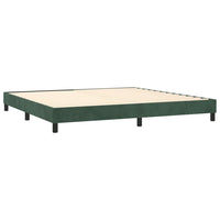 Thumbnail for Boxspringbett mit Matratze Dunkelgrün 200x200 cm Samt