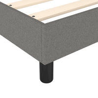 Thumbnail for Boxspringbett mit Matratze Dunkelgrau 140x190 cm Stoff