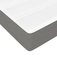 Thumbnail for Boxspringbett mit Matratze Dunkelgrau 140x190 cm Stoff