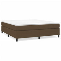 Thumbnail for Boxspringbett mit Matratze Dunkelbraun 160x200 cm Stoff