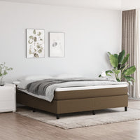 Thumbnail for Boxspringbett mit Matratze Dunkelbraun 160x200 cm Stoff