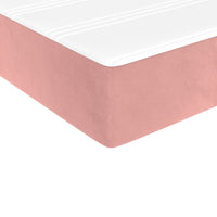 Thumbnail for Boxspringbett mit Matratze Rosa 90x190 cm Samt