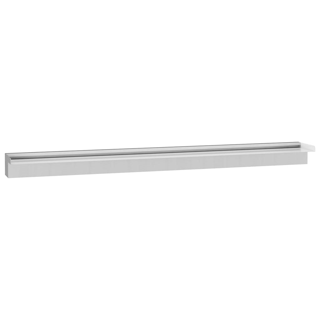 Pool-Wasserfall Rechteckig Edelstahl 110 cm