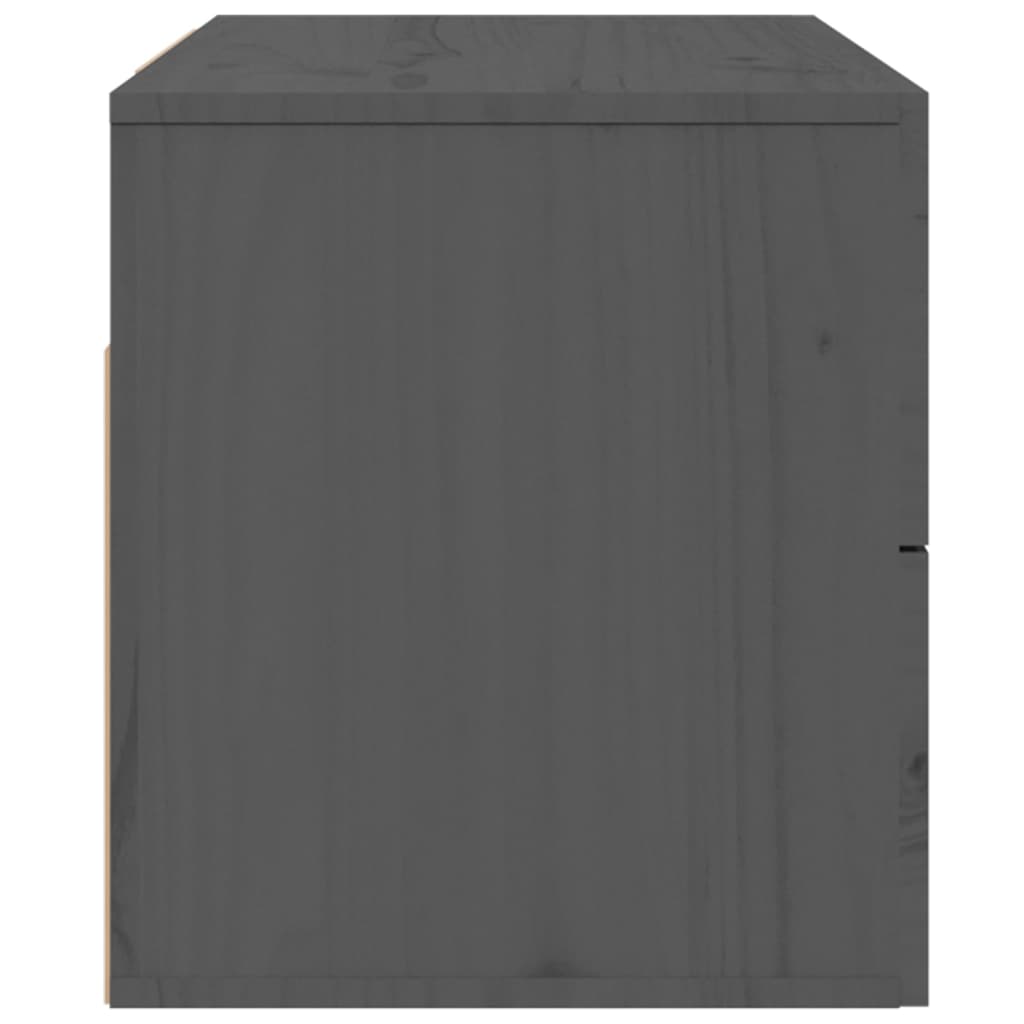Wand-Nachttisch Grau 50x36x40 cm