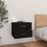Thumbnail for Wand-Nachttisch Schwarz 50x36x40 cm