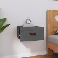 Thumbnail for Wand-Nachttisch Grau 40x29,5x22 cm
