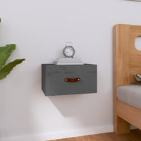 Thumbnail for Wand-Nachttisch Grau 40x29,5x22 cm