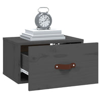 Thumbnail for Wand-Nachttische 2 Stk. Grau 40x29,5x22 cm