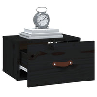 Thumbnail for Wand-Nachttisch Schwarz 40x29,5x22 cm
