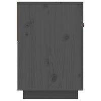 Thumbnail for TV-Schrank Grau 90x40x60 cm Massivholz Kiefer