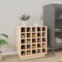 Thumbnail for Weinregal 55,5x34x61 cm Massivholz Kiefer