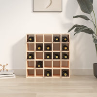 Thumbnail for Weinregal 56x25x56 cm Massivholz Kiefer
