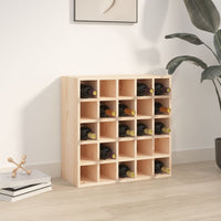 Thumbnail for Weinregal 56x25x56 cm Massivholz Kiefer