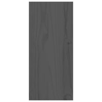 Thumbnail for Weinregal Grau 56x25x56 cm Massivholz Kiefer