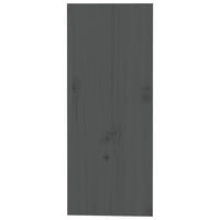 Thumbnail for Weinregal Grau 62x25x62 cm Massivholz Kiefer