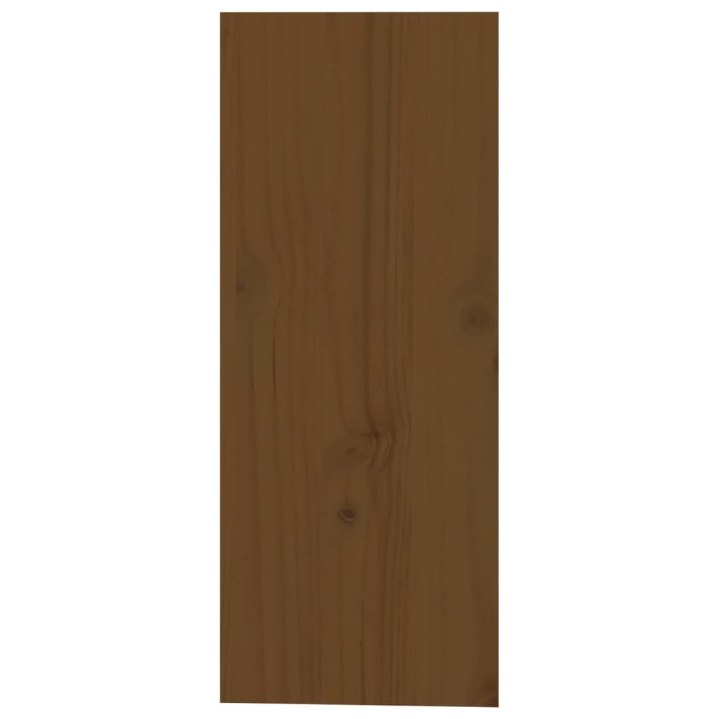 Weinregal Honigbraun 62x25x62 cm Massivholz Kiefer