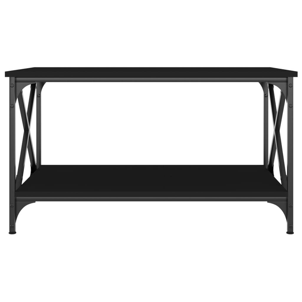 Couchtisch Schwarz 80x50x45 cm Holzwerkstoff