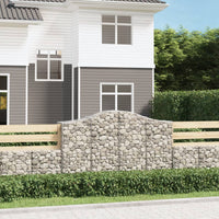 Thumbnail for Gabionen mit Hochbogen 50Stk. 200x50x120/140cm Verzinktes Eisen