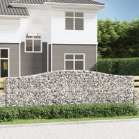 Thumbnail for Gabionen mit Hochbogen 25Stk. 400x30x120/140cm Verzinktes Eisen