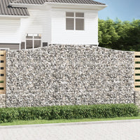 Thumbnail for Gabionen mit Hochbogen 5 Stk. 400x50x200/220cm Verzinktes Eisen