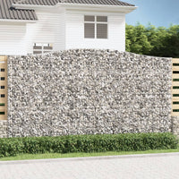 Thumbnail for Gabionen mit Hochbogen 10Stk. 400x50x220/240cm Verzinktes Eisen