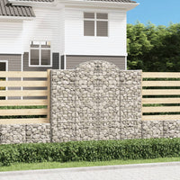 Thumbnail for Gabionen mit Hochbogen 7 Stk. 200x50x180/200cm Verzinktes Eisen