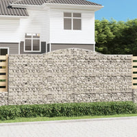 Thumbnail for Gabionen mit Hochbogen 8 Stk. 400x50x180/200cm Verzinktes Eisen