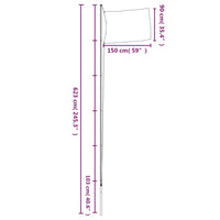 Thumbnail for Niederländische Flagge mit Mast 6,23 m Aluminium