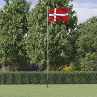 Thumbnail for Flagge Dänemarks mit Mast 6,23 m Aluminium