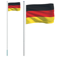 Thumbnail for Flagge Deutschlands mit Mast 6,23 m Aluminium