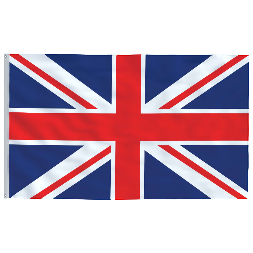 Flagge Großbritanniens mit Mast 6,23 m Aluminium