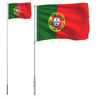 Thumbnail for Flagge Portugals mit Mast 5,55 m Aluminium
