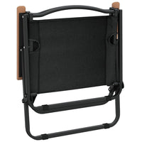 Thumbnail for Campingstühle 2 Stk. Schwarz 54x43x59 cm Oxford-Gewebe