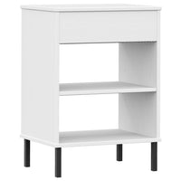 Thumbnail for Konsolenschrank OSLO mit Metallbeinen Weiß Massivholz Kiefer