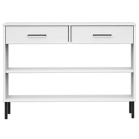 Thumbnail for Konsolenschrank OSLO mit Metallbeinen Weiß Massivholz Kiefer