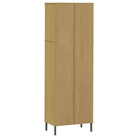 Thumbnail for Bücherregal OSLO mit 2 Schubladen Braun 60x35x180 cm Massivholz