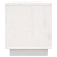 Thumbnail for TV-Schrank Weiß 140x35x40 cm Massivholz Kiefer