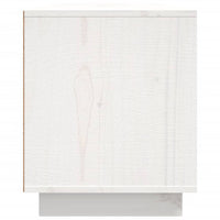 Thumbnail for TV-Schrank Weiß 156x37x45 cm Massivholz Kiefer