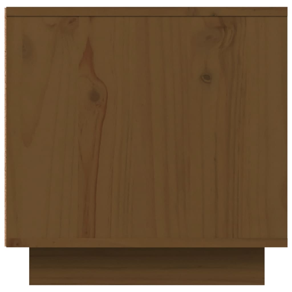 TV-Schrank Honigbraun 140x40x40 cm Massivholz Kiefer