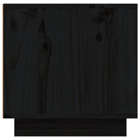 Thumbnail for TV-Schrank Schwarz 140x40x40 cm Massivholz Kiefer