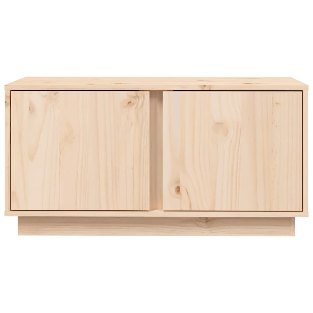 TV-Schrank 80x35x40,5 cm Massivholz Kiefer