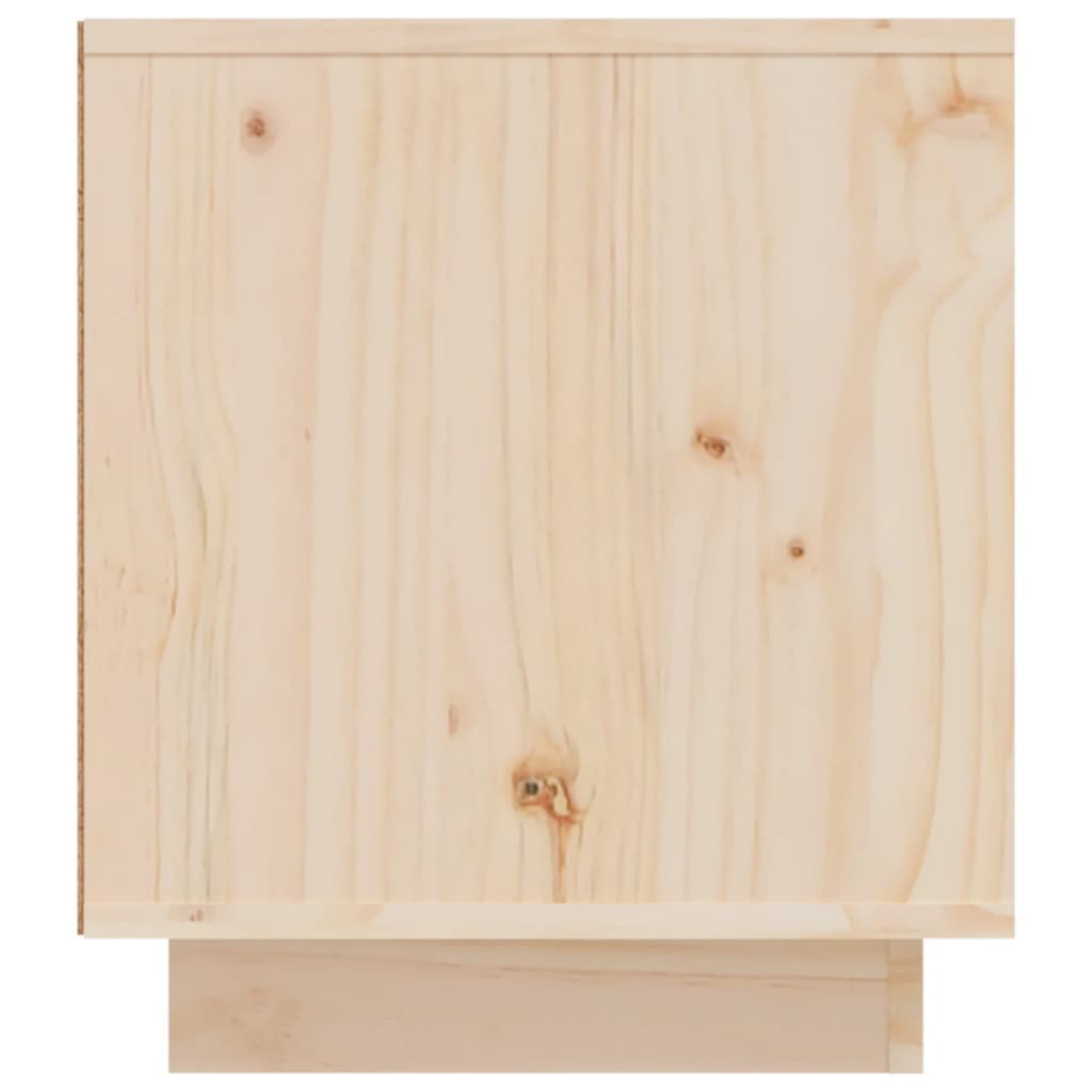 TV-Schrank 110x35x40,5 cm Massivholz Kiefer