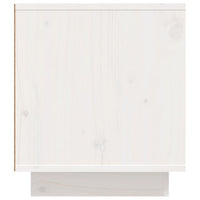 Thumbnail for TV-Schrank Weiß 110x35x40,5 cm Massivholz Kiefer