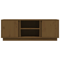 Thumbnail for TV-Schrank Honigbraun 110x35x40,5 cm Massivholz Kiefer