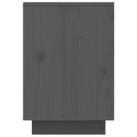 Thumbnail for Nachttische 2 Stk. Grau 50x34x50 cm Massivholz Kiefer