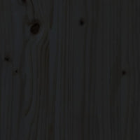Thumbnail for Schreibtisch Schwarz 110x50x75 cm Massivholz Kiefer